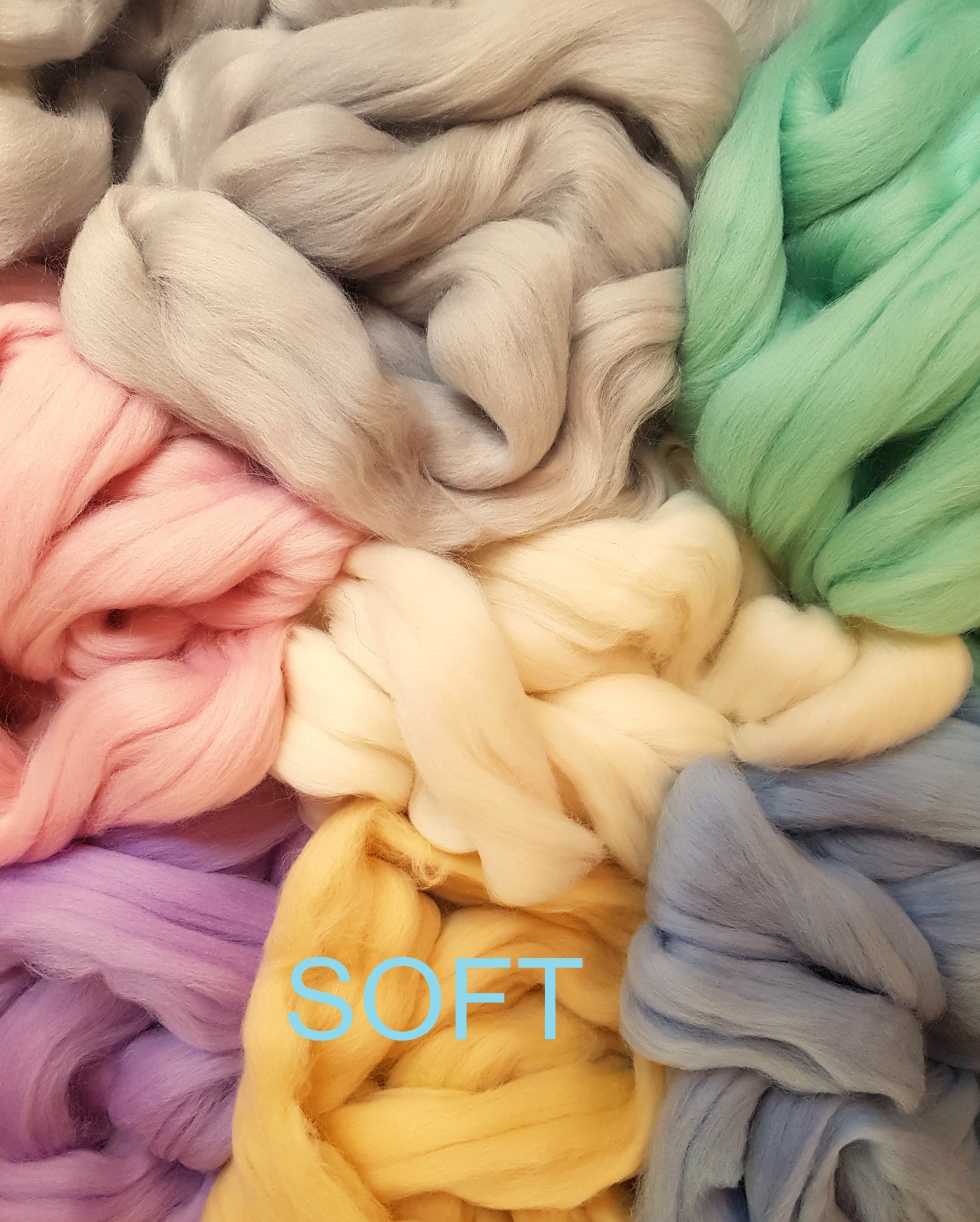 Assorti merino lontwol SOFT FLOW, vanaf