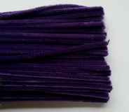 Chenilledraad, purple, 50 cm, vanaf