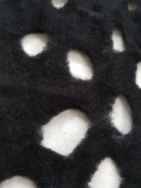 Fijn naaldvilt zwart (nk12)