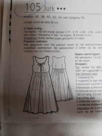Patroon jurk mt 42
