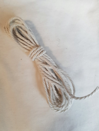Wax touw, wit