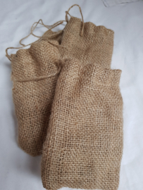 Jute zakje 9x15 cm