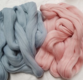 Eur. merino, 'SEA MIST' zacht blauw (701) vanaf