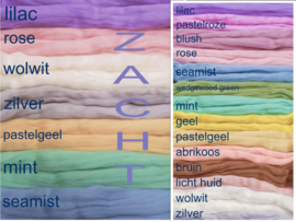 Eur. merino, 'SEA MIST' zacht blauw (701) vanaf