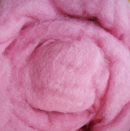 Gekaarde merino Nw-Zeeland LICHT ROZE (27)