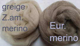 Merino lontwol, Europees gemengd, lichtgrijs (404), vanaf