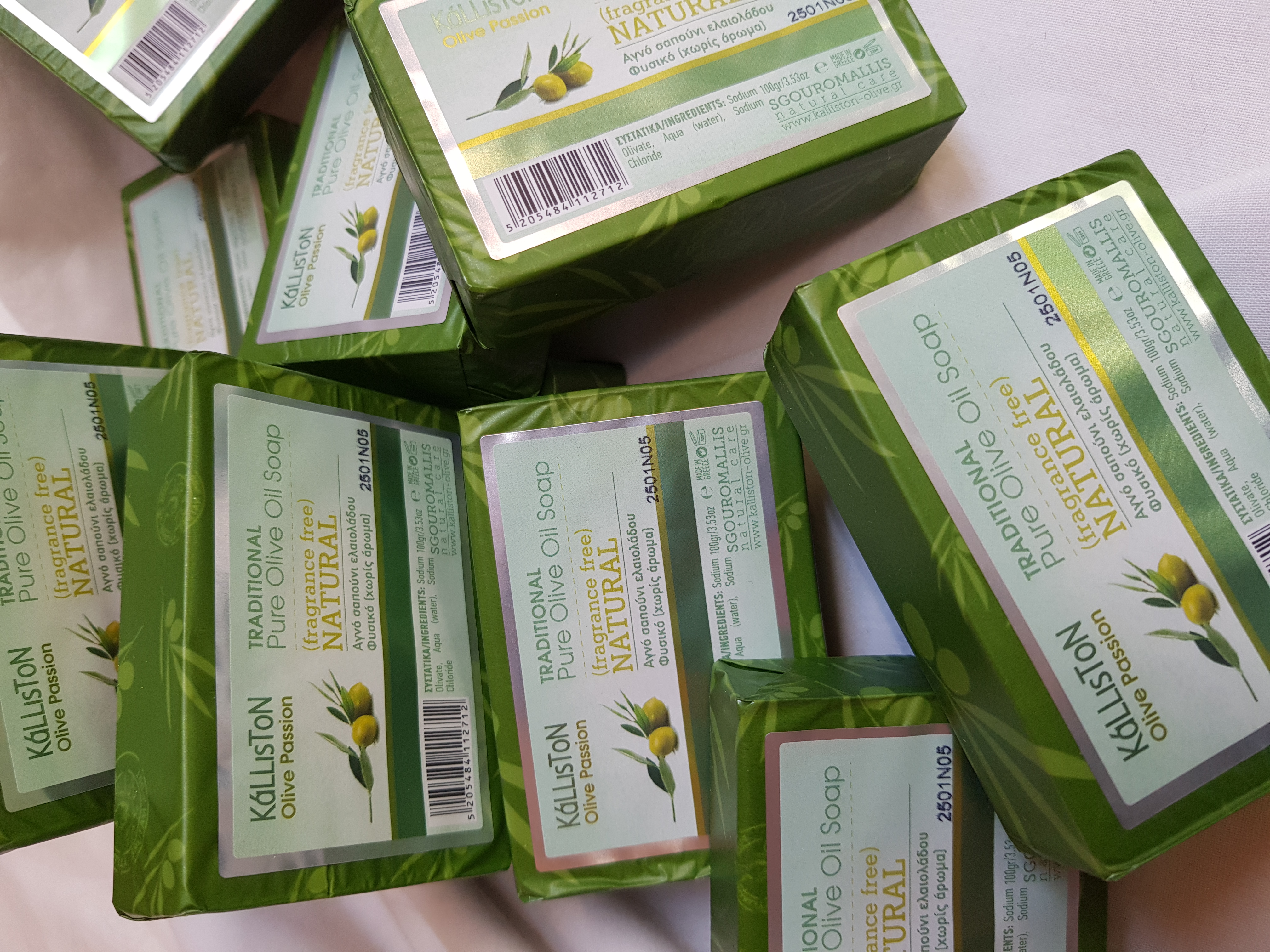 Olijfzeep, blokken 100 gram