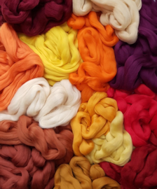 Assorti merino lontwol, FIRE & FLAME, vanaf