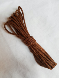 Wax touw, bruin