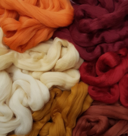 Assorti merino lontwol, FIRE & FLAME, vanaf