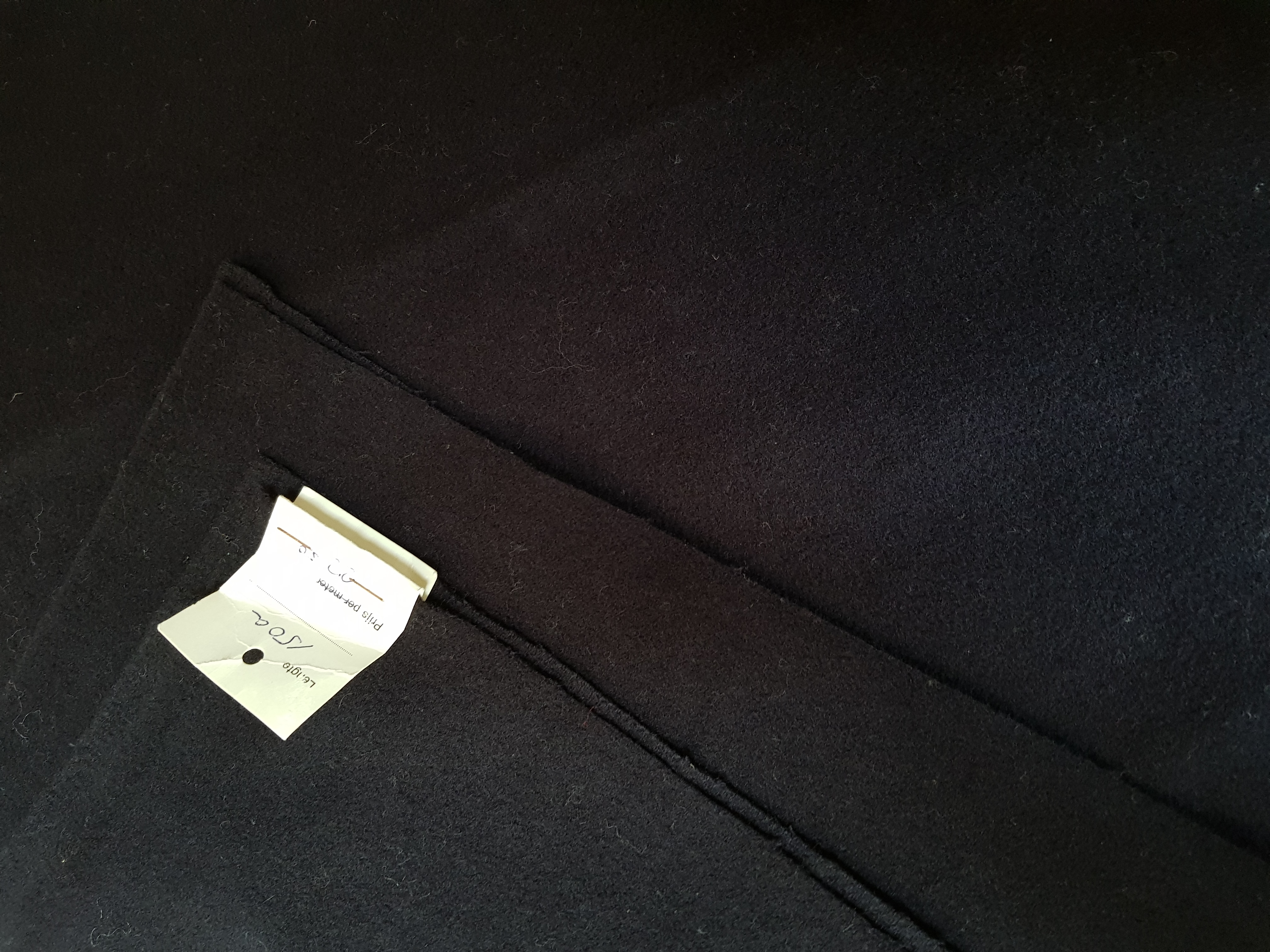 nachtblauw wol 158 x 153 cm (GTS)