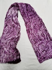 Sjaal glanzend paars met lila (pl1)