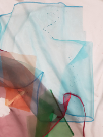 Assorti diverse kleuren organza