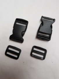 Clipsluiting, kliksluiting, klikgesp 50 x 30 mm