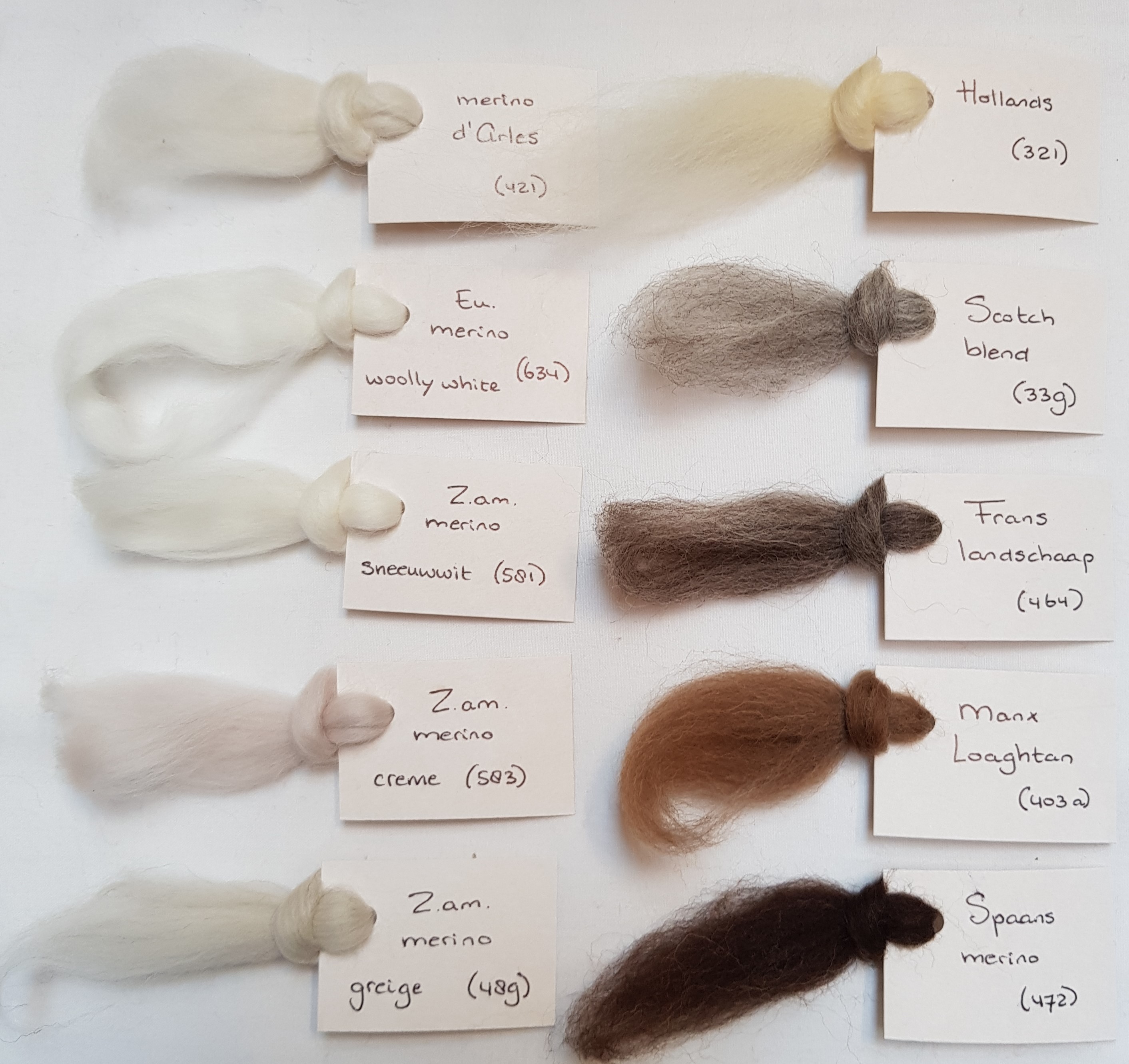 Merino lontwol, keuzepakketten, assorti, vanaf