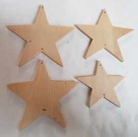 Triplex 4 sterretjes met gaatjes