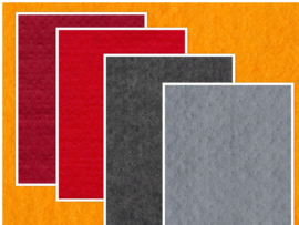 Dun naaldviltpakket assorti 5 kleuren