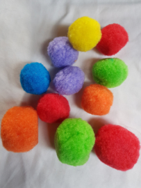 Pompons 3 - 4 cm