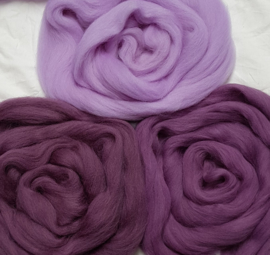 Eur. merino, 'LILAC' lila (658) vanaf