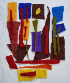 Assorti fijn naaldvilt  (nv27)