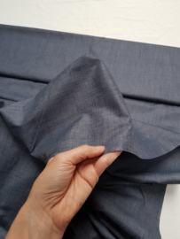 Dun, spijkerkleur, half transparant, 480 cm (PLO) PLOUCQUET markenstoff