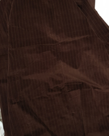 Fijne corduroy, chocoladebruin 144x150 (EBC)