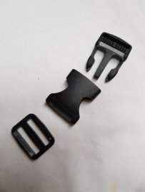 Clipsluiting, kliksluiting, klikgesp 50 x 30 mm