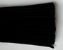 Chenilledraad, black, 50 cm, vanaf