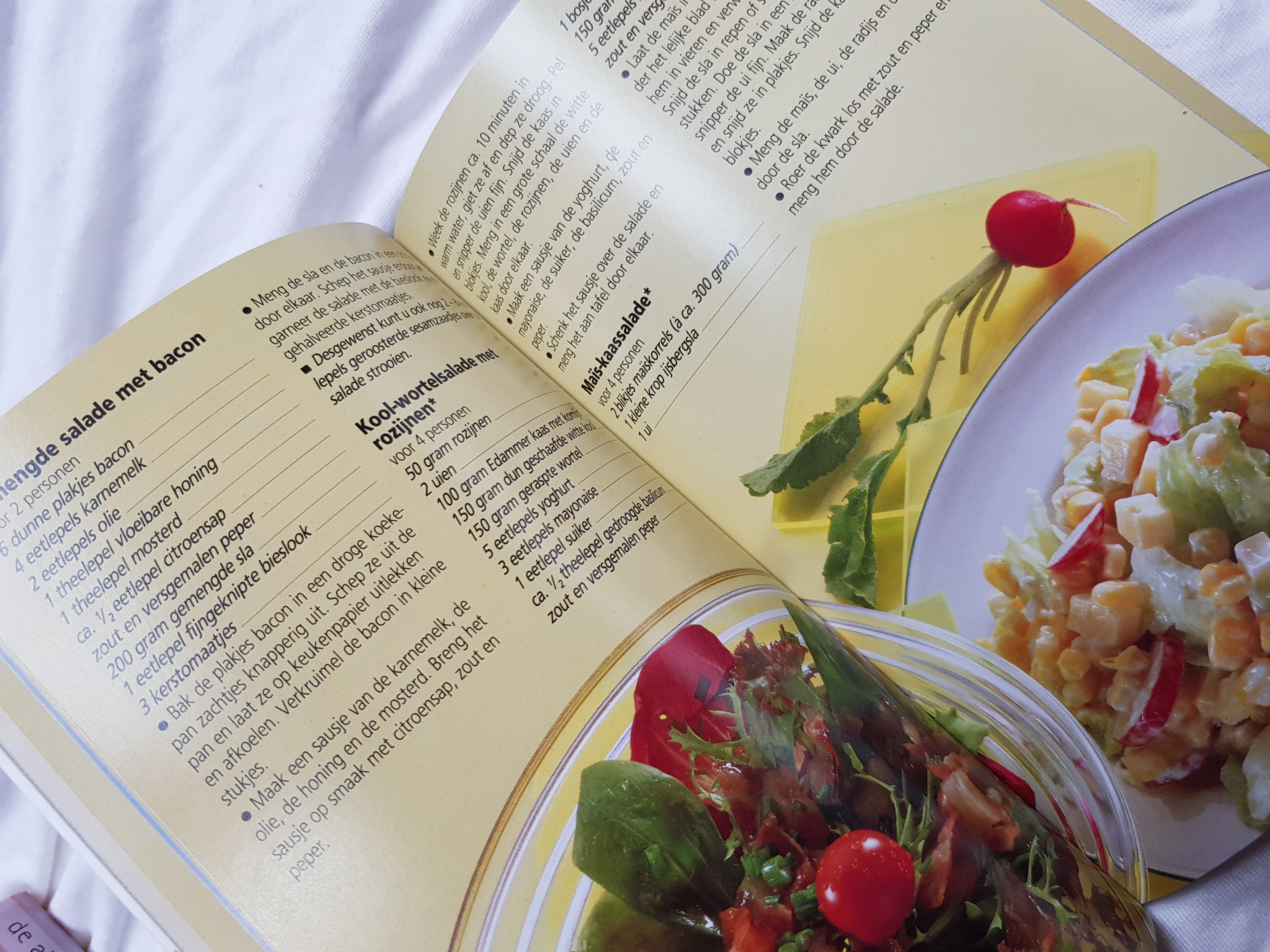 Spelen met salades