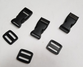 Clipsluiting, kliksluiting, klikgesp 50 x 20 mm