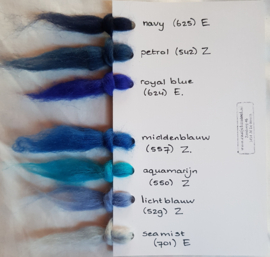 Merino lontwol, 55 kleuren, vanaf