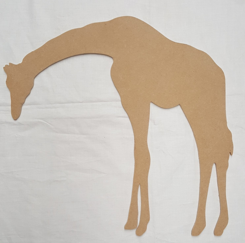 Giraf, MEDIUM, ca 36x36 cm