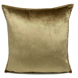 Esperanza Deseo ® kussen - Velvet, goud brons ± 45x45cm