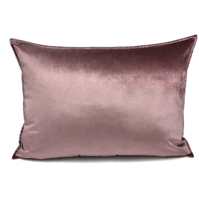 Esperanza Deseo ® kussen - Velvet, oud roze ± 50x70cm