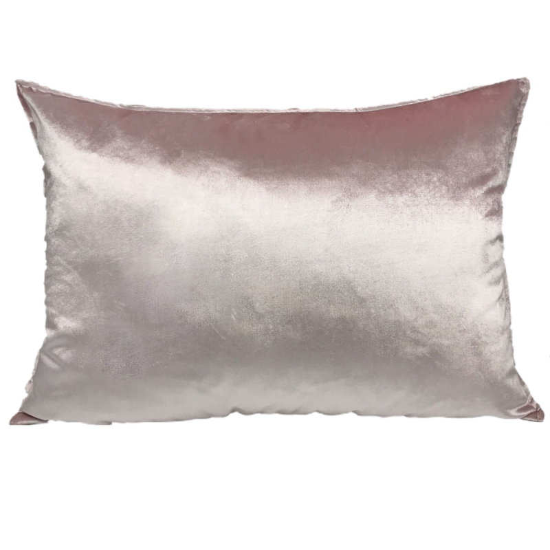 Esperanza Deseo ® kussen - Velvet, licht roze ± 50x70cm