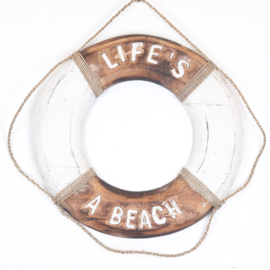 Boei_natural/white 50cm -BEACH HOUSE/LIFE'S A BEACH