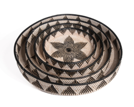 Dienbladen rond Baki van rattan Ø30/40/50/60cm