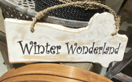 teksthanger Winter Wonderland