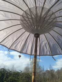 Bali Parasol 2 meter all weather, knock-down (2 delen) versie