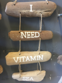 Driftwood text hangers - te leuk en goed kado!