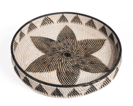 Dienbladen rond Baki van rattan Ø30/40/50/60cm
