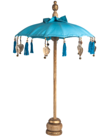 Bali parasolletje tafelmodel Turquoise