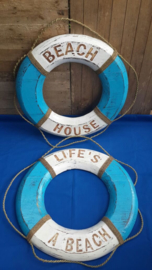 Boei_blue/white 50cm - BEACH HOUSE/LIFE'S A BEACH