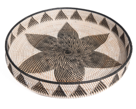Dienbladen rond Baki van rattan Ø30/40/50/60cm