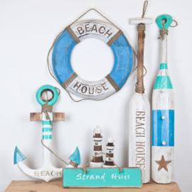 Boei_blue/white 50cm - BEACH HOUSE/LIFE'S A BEACH