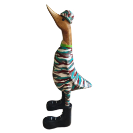Houten eend militair