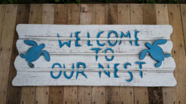 Sign_Welcome to our nest