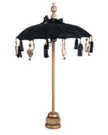 Bali parasolletje tafelmodel in zwart