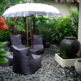 Stevige all weather ligbed / loungebed (ligzak) Bali Styling