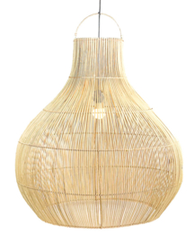 Hanglamp XXL Bandung Rotan (zonder binnenwerk), hoog model Ø80CM / 82CM